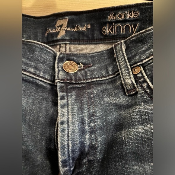 7 For All Mankind The Ankle Skinny Jeans - Size 29​ - Picture 2 of 5